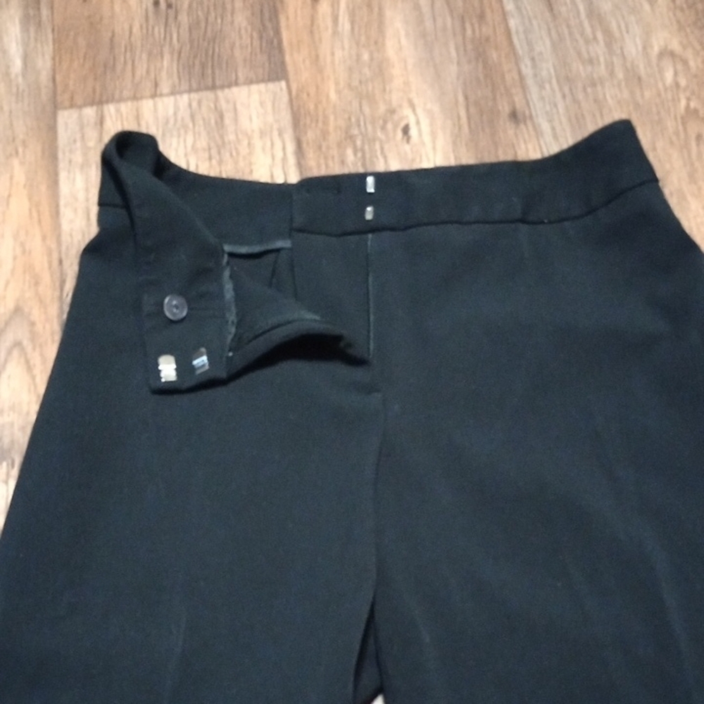 Worthington Womens Black Dress Pants Wide Leg  Pants Size 10 Long - Picture 5 of 5